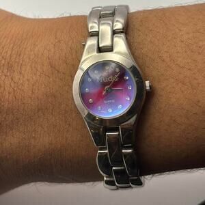 Silver y2k mudd watch